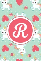 R: Monogrammed 2020 Weekly Planner For Women And Teen Girls - Cute Unicorn Hearts, January 2020 - December 2020 (6"x9") 1702053903 Book Cover
