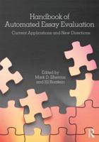 Handbook of Automated Essay Evaluation: Current Applications and New Directions 0415810965 Book Cover