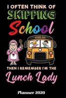 Planner 2020: Daily Planner Lunch Lady Weekly Planner 2020 | With Federal Holidays | Softcover | 6x9 | Gift Idea Lunch Lady 1650062745 Book Cover