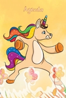 Agenda Semainier Universel « Licorne »: Agenda perpétuel et prise de notes avec couverture et intérieur « Licorne » N°6 - 56 semaines avec des pages ... Semainier Licorne A5) (French Edition) 1712484036 Book Cover