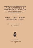 Ergebnisse Der Mikrobiologie, Immunitatsforschung Und Experimentellen Therapie: Fortsetzung Der Ergebnisse Der Hygiene, Bakteriologie, Immunitatsforschung Und Experimentellen Therapie 3540028129 Book Cover