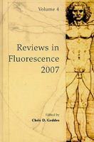 Reviews in Fluorescence 2007 0387887210 Book Cover