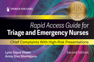 Rapid Access Guide for Triage and Emergency Nurses: Chief Complaints with High-Risk Presentations 0826169759 Book Cover