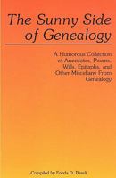 The Sunny Side of Genealogy 080631205X Book Cover