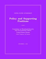 United States Government Policy and Supporting Positions (Plum Book) 2016 1598889672 Book Cover