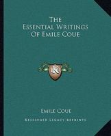 The Essential Writings of Emile Coue 1425453953 Book Cover