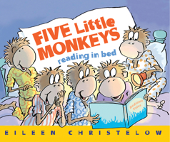 Five Little Monkeys Reading in Bed