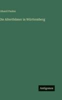 Die Alterthumer in Wurttemberg 3743490161 Book Cover
