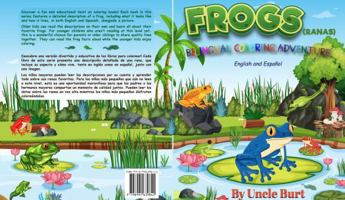 Frogs (Ranas): Bilingual Coloring Adventure (English and Español) B0DSP3S9M4 Book Cover