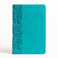 NASB Large Print Personal Size Reference Bible, Teal LeatherTouch 1087757819 Book Cover