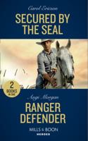 Secured By The Seal: Secured by the SEAL (Red, White and Built, Book 5) / Ranger Defender (Texas Brothers of Company B, Book 2) (Mills & Boon Heroes) 0263265579 Book Cover