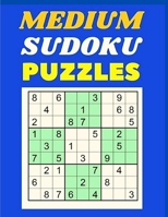 Sudoku Puzzles Medium Level: Large Print Book with Solution - One Sudoku Per Page 1803968133 Book Cover