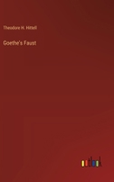 Goethe's Faust 1019884304 Book Cover