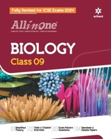 All In One Class 9th Biology for ICSE Exam 2024 9388129334 Book Cover