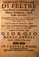 Memorie Storiche Di Feltre 1409257738 Book Cover