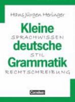 Kleine deutsche Grammatik 3464618102 Book Cover