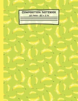 Bananas Composition Notebook: Banana Gifts: Paperback Blank Wide Ruled Lined Paper Journal for School: 8.5 x 11 1708348999 Book Cover