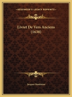 Livret De Vers Anciens 1169608264 Book Cover