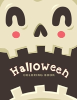 Halloween Coloring Book: Fun and Spooky Coloring Pages Book for Kids or Trick-or-Treaters - Featuring: Ghosts, Vampires, Witches, Mummies, Zombies, ... 209 pages with 103 Illustrations - 8.5 x 11" B08FNJJZS3 Book Cover