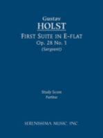 First Suite in E-Flat, Op. 28 No. 1 - Study Score 160874051X Book Cover