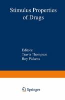 Stimulus properties of drugs 1475707908 Book Cover