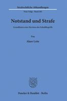 Notstand Und Strafe: Grundlinien Einer Revision Des Schuldbegriffs 3428156404 Book Cover