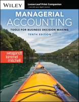 Managerial Accounting: Tools for Business Decision Making 0470477148 Book Cover