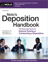 Nolo's Deposition Handbook: The Essential Guide for Anyone Facing or Conducting a Deposition 1413332587 Book Cover