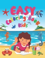 Easy Coloring Book: Also can know the name of the photo animal which he/she is coloring. B09RLXVHJT Book Cover