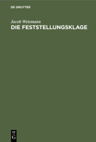 Die Feststellungsklage 3112433831 Book Cover