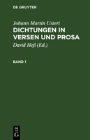 Dichtungen in Versen Und Prosa 3111229130 Book Cover
