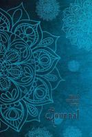Bullet Dot Grid Style Journal: Beautiful Aqua Mandala Bullet Dot Grid Style Journal in 6x9 Softcover Paperback Notebook Vol. 02 1977982468 Book Cover