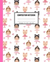 Composition Notebook: Ballerina Notebook For Girls 1706294433 Book Cover