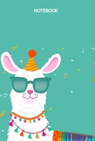 Notebook & Journal: Wide Ruled 6 X 9 120 Pages, Cactus & Alpaca Pattern Llama 1696386292 Book Cover