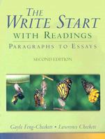 The Write Start with Readings: Paragraphs to Essays 0618917802 Book Cover