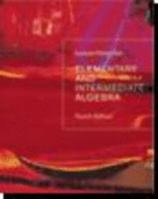 Elementary And Intermediate Algebra: A Combined Course 0618753540 Book Cover