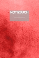 Notizbuch A5 Muster Rot Wasserfarben: - 111 Seiten - EXTRA Kalender 2020 - Einzigartig - Dotgrid - Dotted - Punktraster - Geschenk - Geschenkidee 1709983752 Book Cover