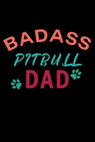 Badass Pitbull Dad: Hangman Puzzles Mini Game Clever Kids 110 Lined Pages 6 X 9 In 15.24 X 22.86 Cm Single Player Funny Great Gift 1702227677 Book Cover