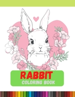Rabbit Coloring Book: Relaxation with Unique Design B08R2VC1R8 Book Cover