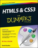 Html5 & Css3 for Dummies 1118588630 Book Cover
