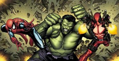 Deadpool/Amazing Spider-Man/Hulk: Identity Wars 0785155686 Book Cover