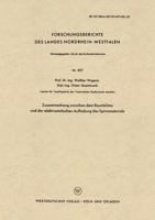 Zusammenhang Zwischen Dem Raumklima Und Der Elektrostatischen Aufladung Des Spinnmaterials 3663041751 Book Cover