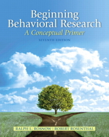 Beginning Behavioral Research: A Conceptual Primer 0136128750 Book Cover