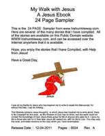 My Walk with Jesus -- A Jesus Ebook -- 24 page Sampler 1469959771 Book Cover