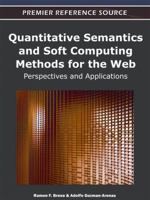 Quantitative Semantics and Soft Computing Methods for the Web: Perspectives and Applications 160960881X Book Cover