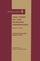 Tax Code of the Russian Federation 904119522X Book Cover