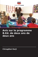 Avis sur le programme B.Ed. de deux ans de deux ans (French Edition) 6208039576 Book Cover
