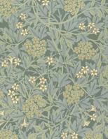 Jasmine, William Morris. Blank Journal: 160 Blank Pages, 8,5x11 Inch (21.59 X 27.94 CM) Soft Cover / Paperback 1543145582 Book Cover