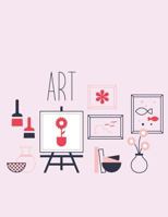 Sketchbook: Pink Art Gallery Design 1793813442 Book Cover