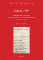 Signed 'Pan': Erwin Panofsky's (1892-1968) 'The History of Art as a Humanistic Discipline' (Princeton, 1938) 904294305X Book Cover